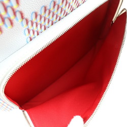 LOUIS VUITTON Louis Vuitton Racer Backpack Damier Spray Rucksack/Daypack M20664 PVC Leather White Red
