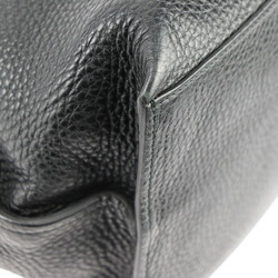 GUCCI Gucci Daily Bamboo Handbag 370830 Leather Black Shoulder Bag Turnlock
