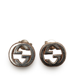 Gucci Interlocking G Earrings SV925 Silver Women's GUCCI