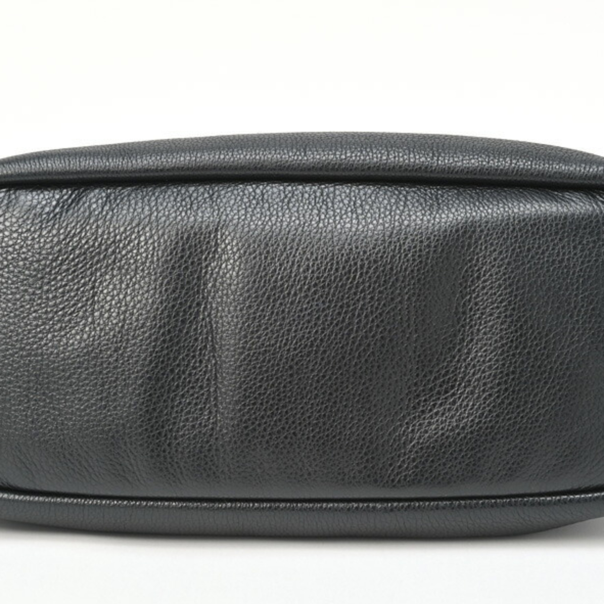 Prada Vitello Leather Tote Bag 1BG384 Black (Nero) S-154476