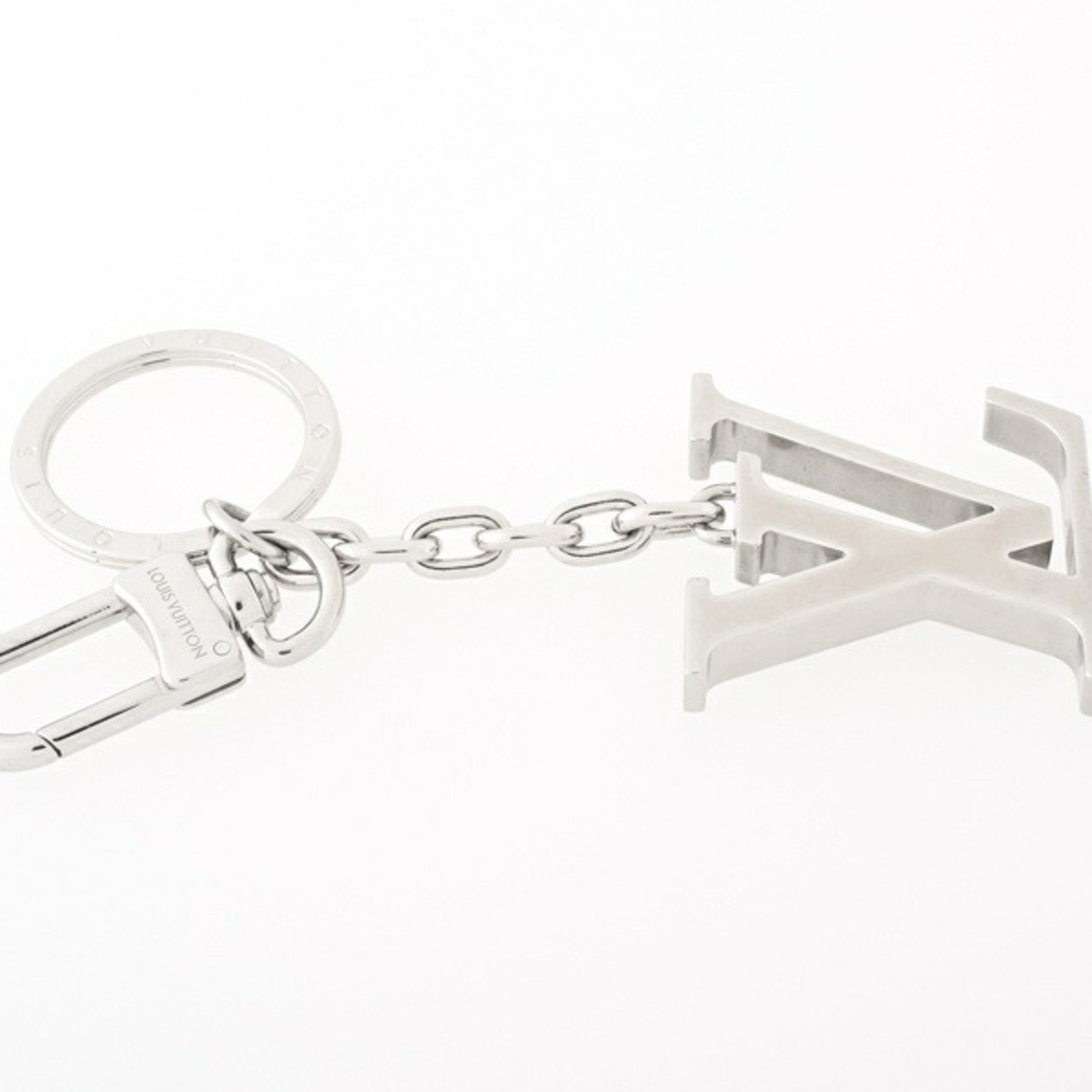 Louis Vuitton Keychain LV Initial M01192 Silver S-154901