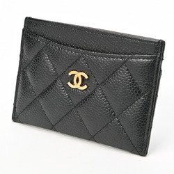 Chanel Matelasse Classic Business Card Holder/Card Case AP0213 Grained Calfskin Caviar E-155097