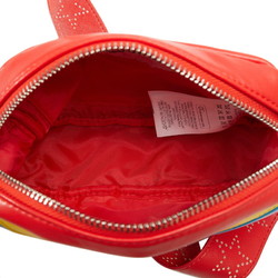 Stella McCartney Star One Shoulder Bag Red Multicolor Leather Women's