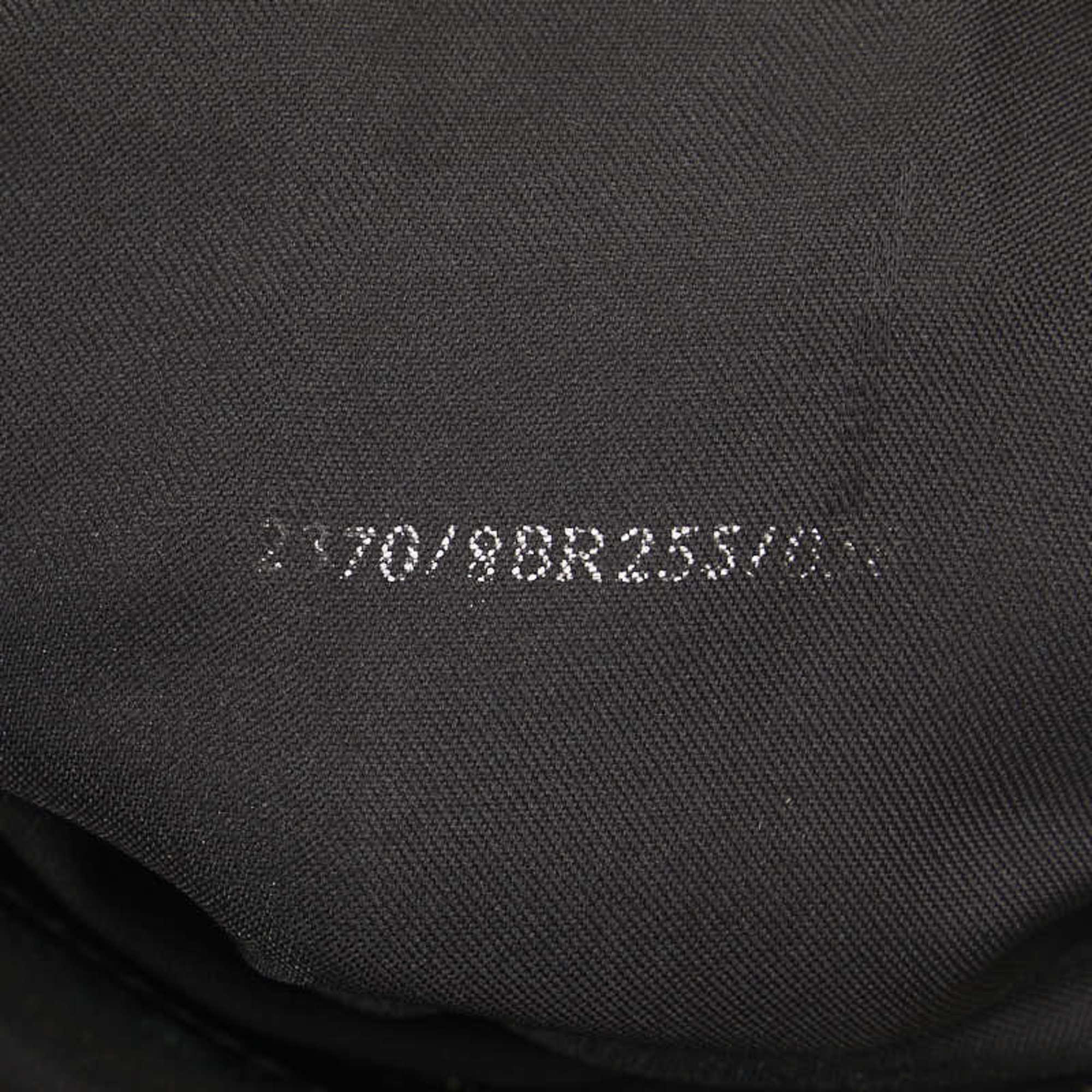 FENDI Zucchino Handbag Tote Bag Black Canvas Leather Women's