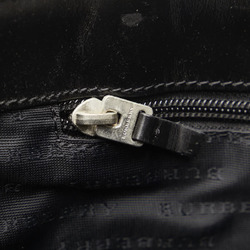 Burberry Nova Check Charm Tote Bag Beige Black PVC Leather Women's BURBERRY
