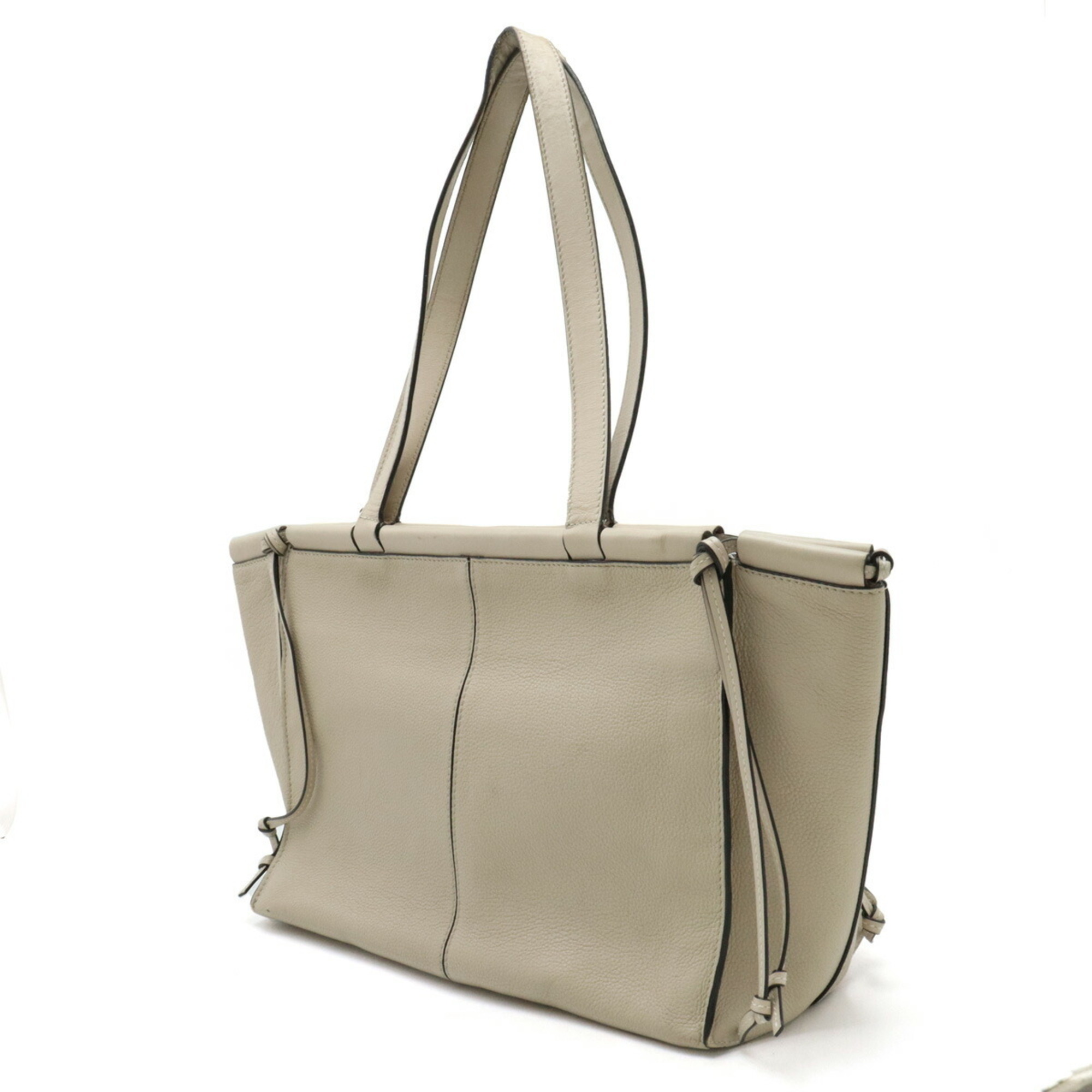 Loewe 309.12AA93 Women's Leather Shoulder Bag,Tote Bag Beige