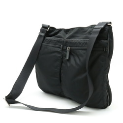 PRADA Prada shoulder bag nylon leather NERO black VA0220