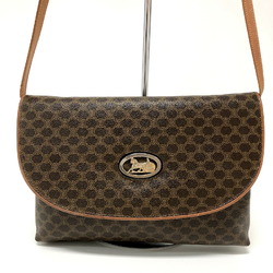 CELINE Shoulder Bag Macadam Leather Brown Carriage Women's ITC7MLL8SLAO RM5363D