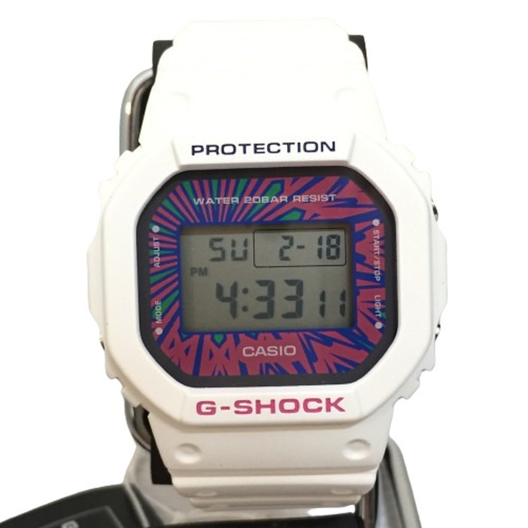 CASIO Casio G-SHOCK DW-5600DN-7DR Digital Square Watch Quartz White Sporty ITVZKH73W7ZK RK1075D