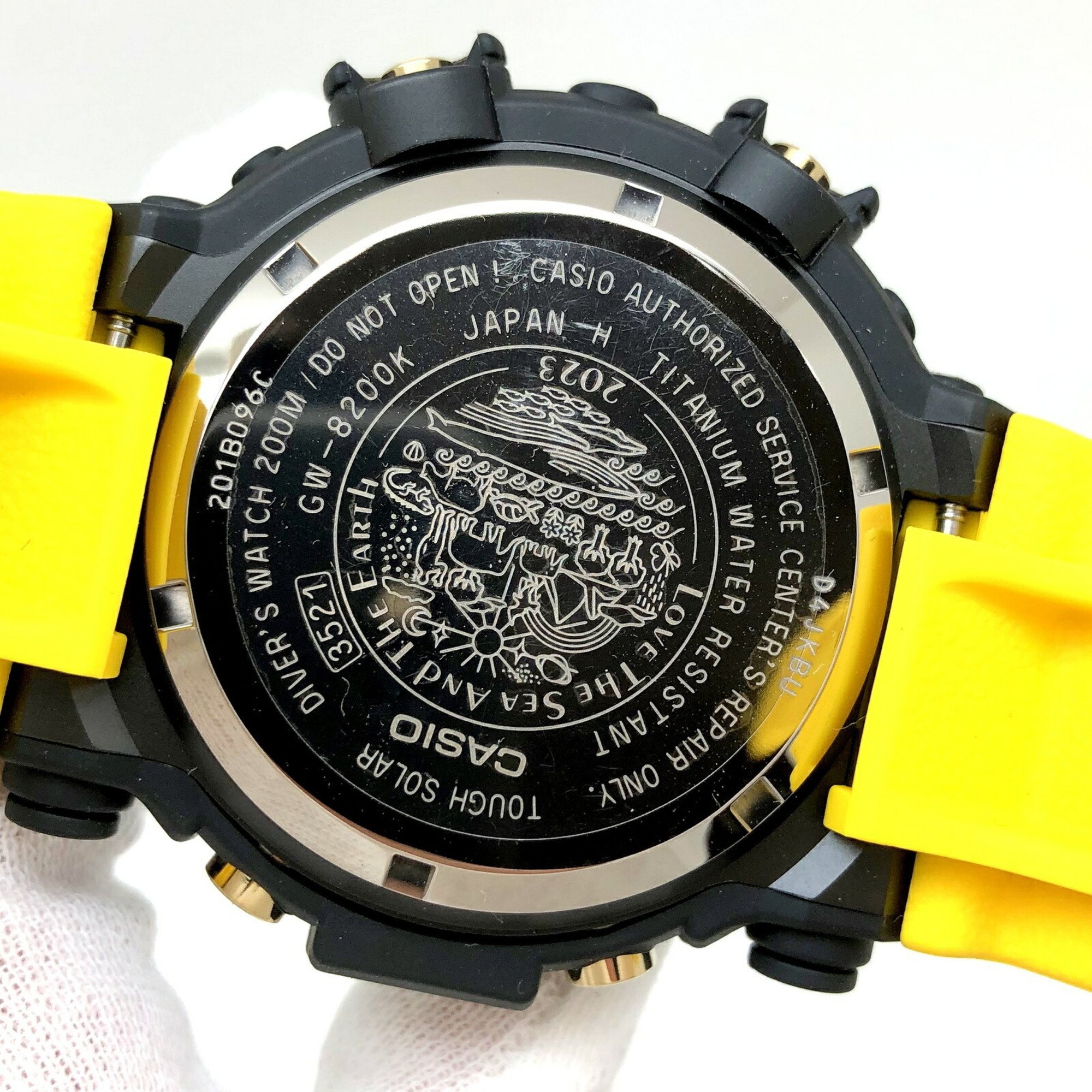 CASIO G-SHOCK Watch GW-8200K-9JR FROGMAN 2023 Yellow Black Tough Solar Digital Men's ITEN0K714XL5