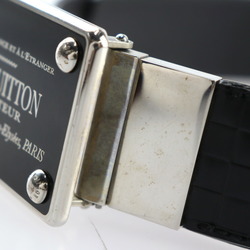 LOUIS VUITTON Sainteur Enventur belt M6820V Notation size 85/34 Embossed leather Black Reversible Vuitton