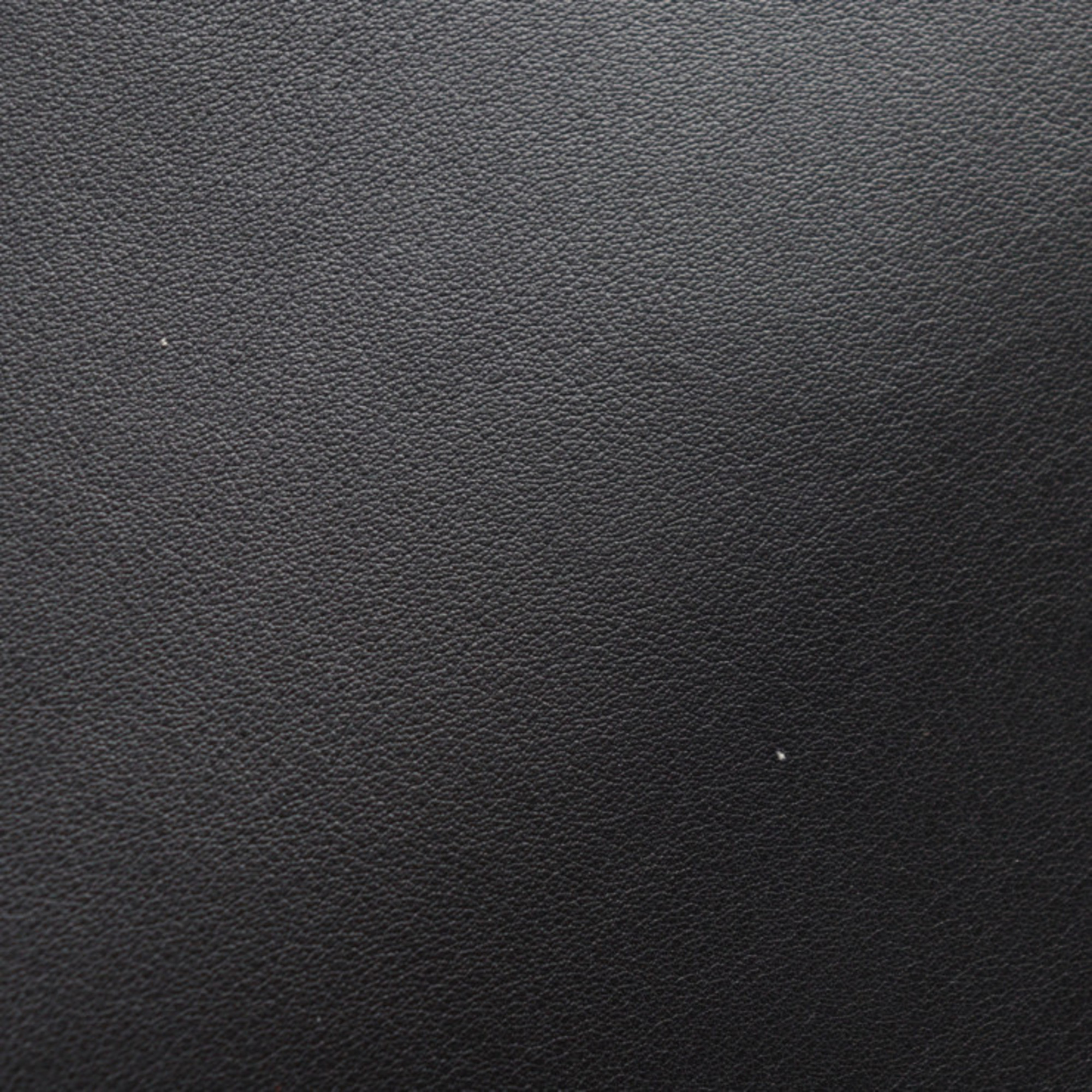 LOUIS VUITTON Louis Vuitton Pochette Cosmos Dark Infinity Second Bag M63268 Leather Black Clutch Pouch