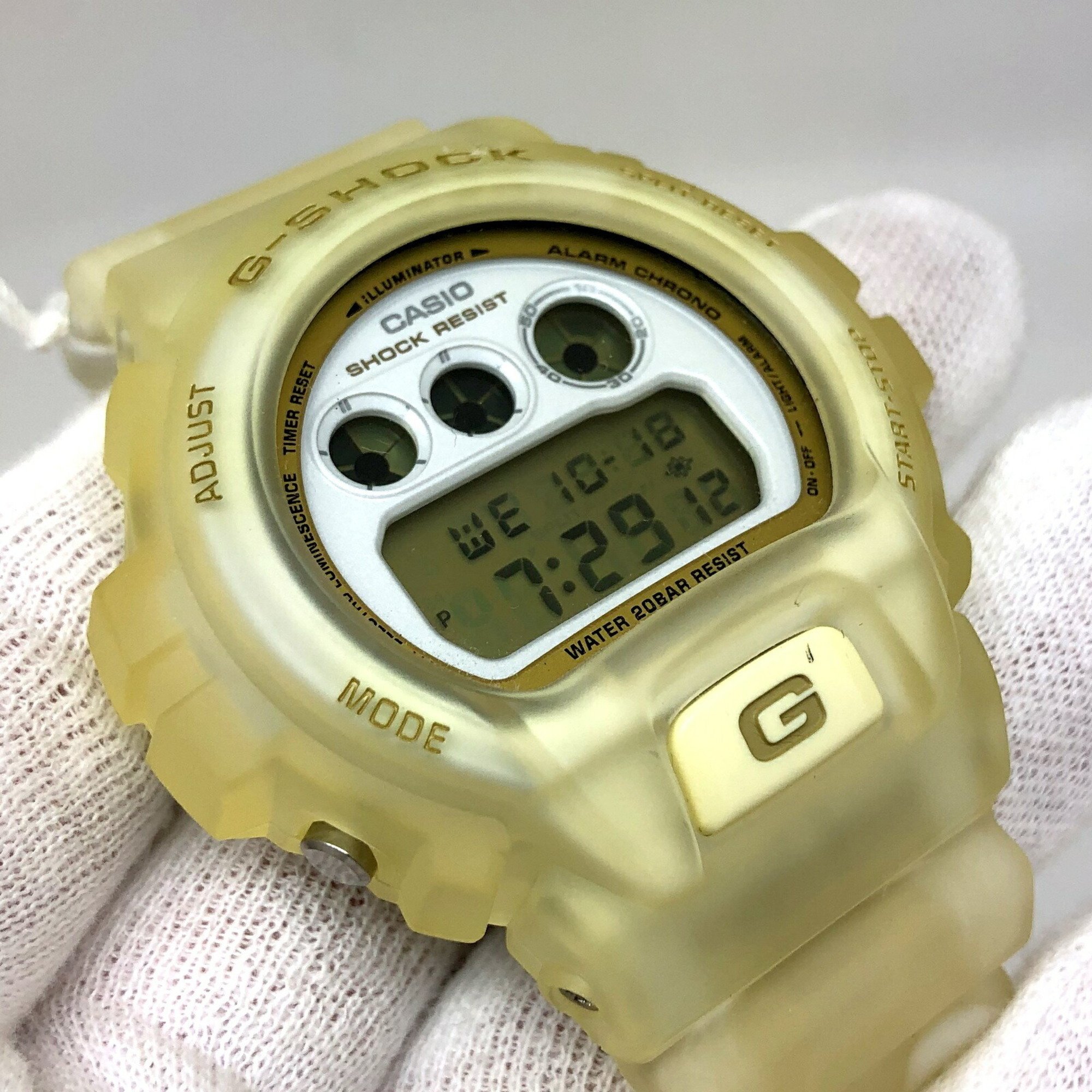 CASIO Casio G-SHOCK Watch DW-6900XLV-7JR Third Eye Digital Quartz Precious Heart Selection White Gold IT50BT0OPVH8