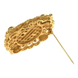 Christian Dior Coat of Arms Brooch Gold Women's ITJ3WBM3V13G RM1046R