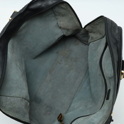 LOEWE Amazona 40 Anagram Handbag Boston Bag Travel Leather Black