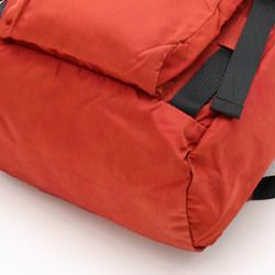 PRADA Prada Backpack Rucksack Daypack Shoulder Bag Nylon Orange Red V140