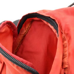 PRADA Prada Backpack Rucksack Daypack Shoulder Bag Nylon Orange Red V140