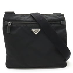 PRADA Prada shoulder bag nylon leather NERO black VA0563