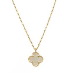 Finished Van Cleef & Arpels VCA Sweet Alhambra Necklace Pendant K18YG Mother of Pearl VCARF69100