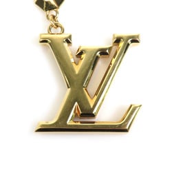 LOUIS VUITTON Charm Key Ring LV Facet Metal Gold Women's M65216