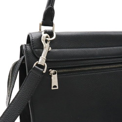 CELINE Trapeze Medium Handbag Shoulder Bag Leather Suede Black