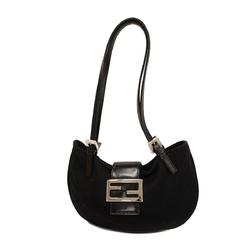 Fendi handbag nylon black ladies