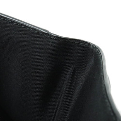 BALENCIAGA Cash Square Wallet Bifold Leather Black White 594315
