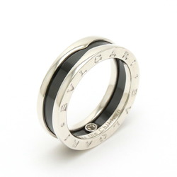 Finished BVLGARI B-zero1 Save the Children Ring SV925 Silver Ceramic Black #57 Daily size approx. 17