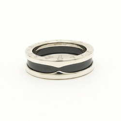 Finished BVLGARI B-zero1 Save the Children Ring SV925 Silver Ceramic Black #57 Daily size approx. 17