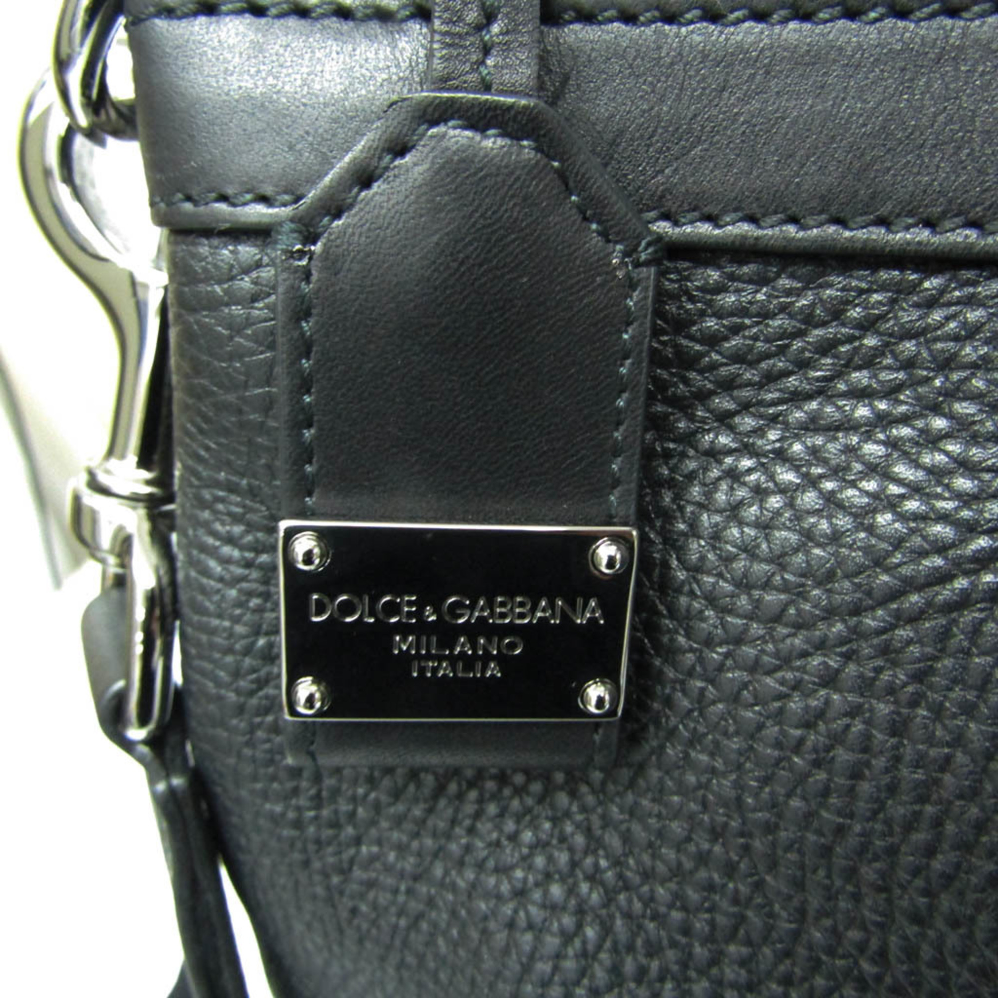 Dolce & Gabbana Women's Leather Shoulder Bag,Tote Bag Black