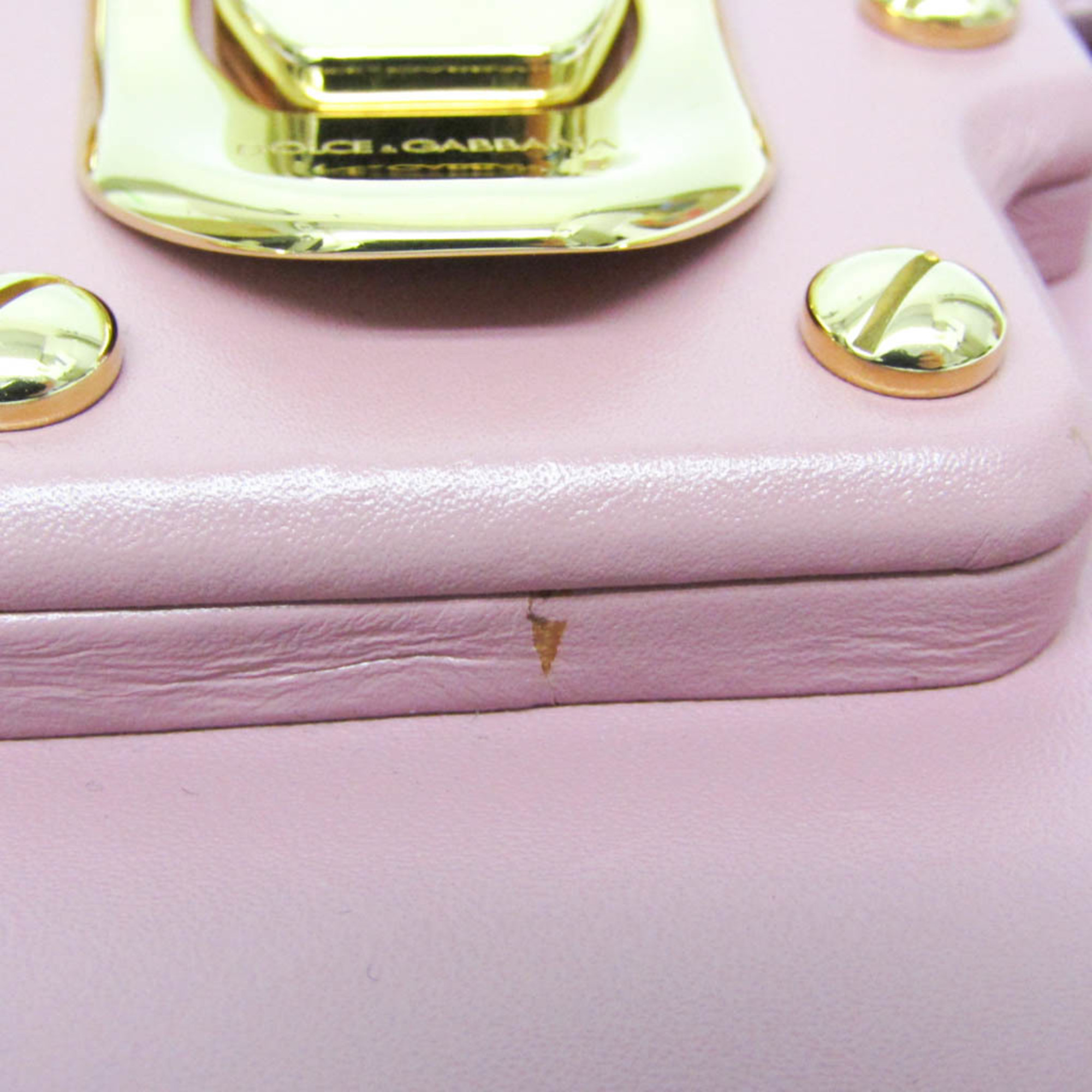 Dolce & Gabbana Women's Leather Shoulder Bag Rose Pink