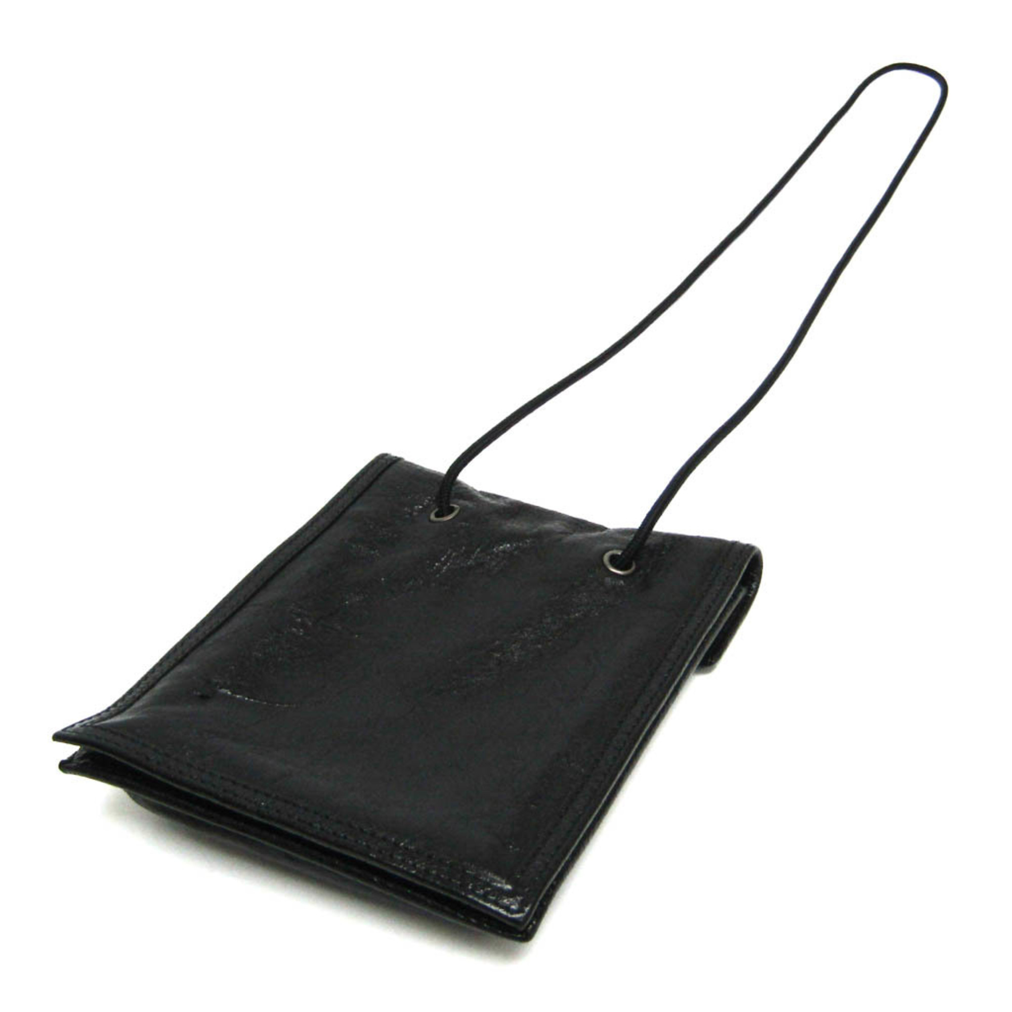 Balenciaga EXPLORER POUCH 532298 Women,Men Leather,Canvas Shoulder Bag Black