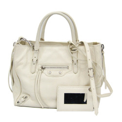Balenciaga Paper Mini A4 357333 Women's Leather Handbag,Shoulder Bag Cream