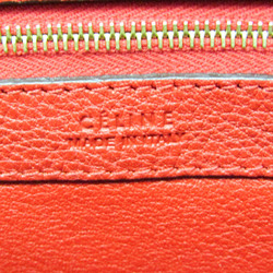 Celine Cabas Phantom Medium 171053 Women's Leather Tote Bag Red Color