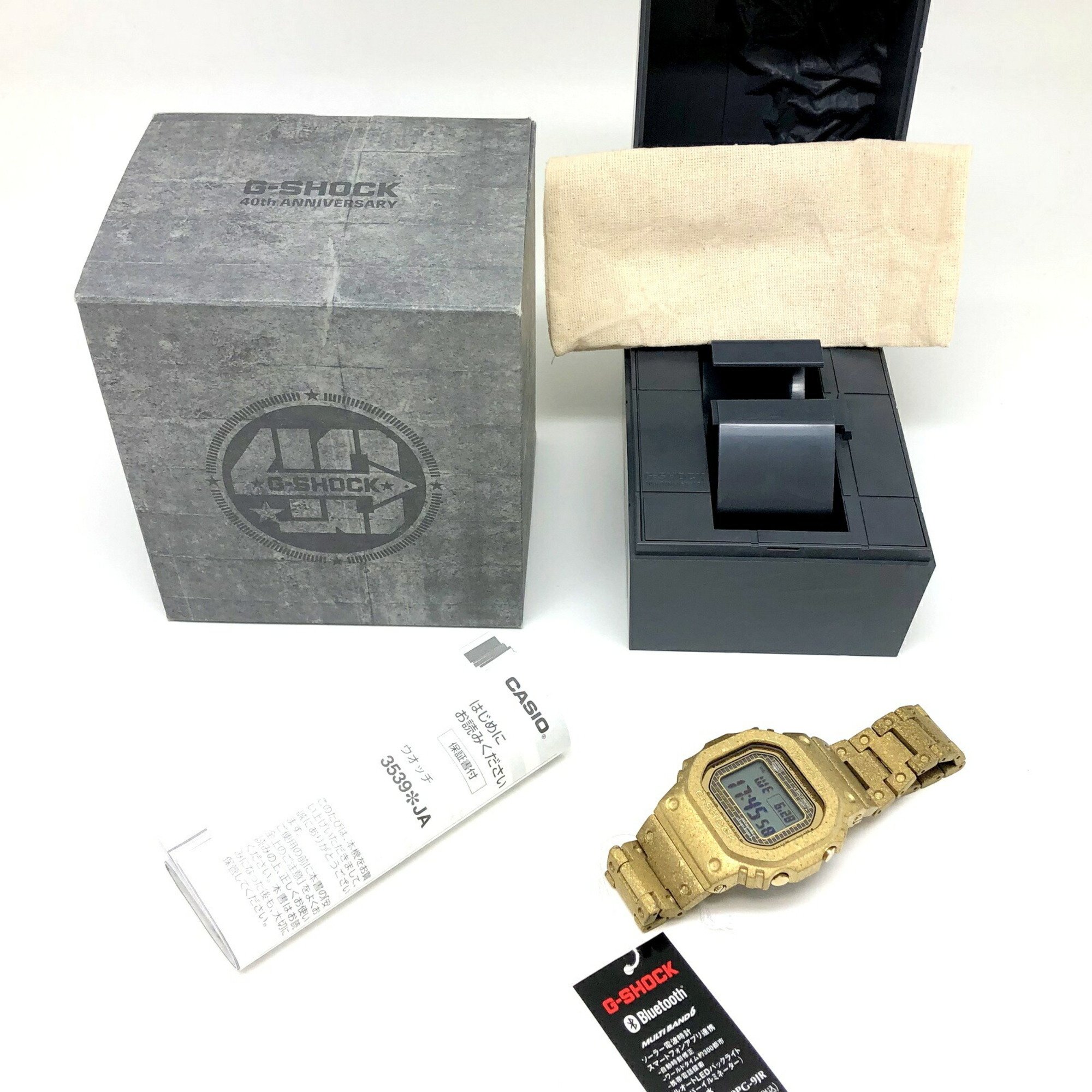 CASIO Casio G-SHOCK Watch GMW-B5000PG-9JR 40th Anniversary RECRYSTALLIZED Gold Digital Radio Solar Men's ITWAURVQQSWO