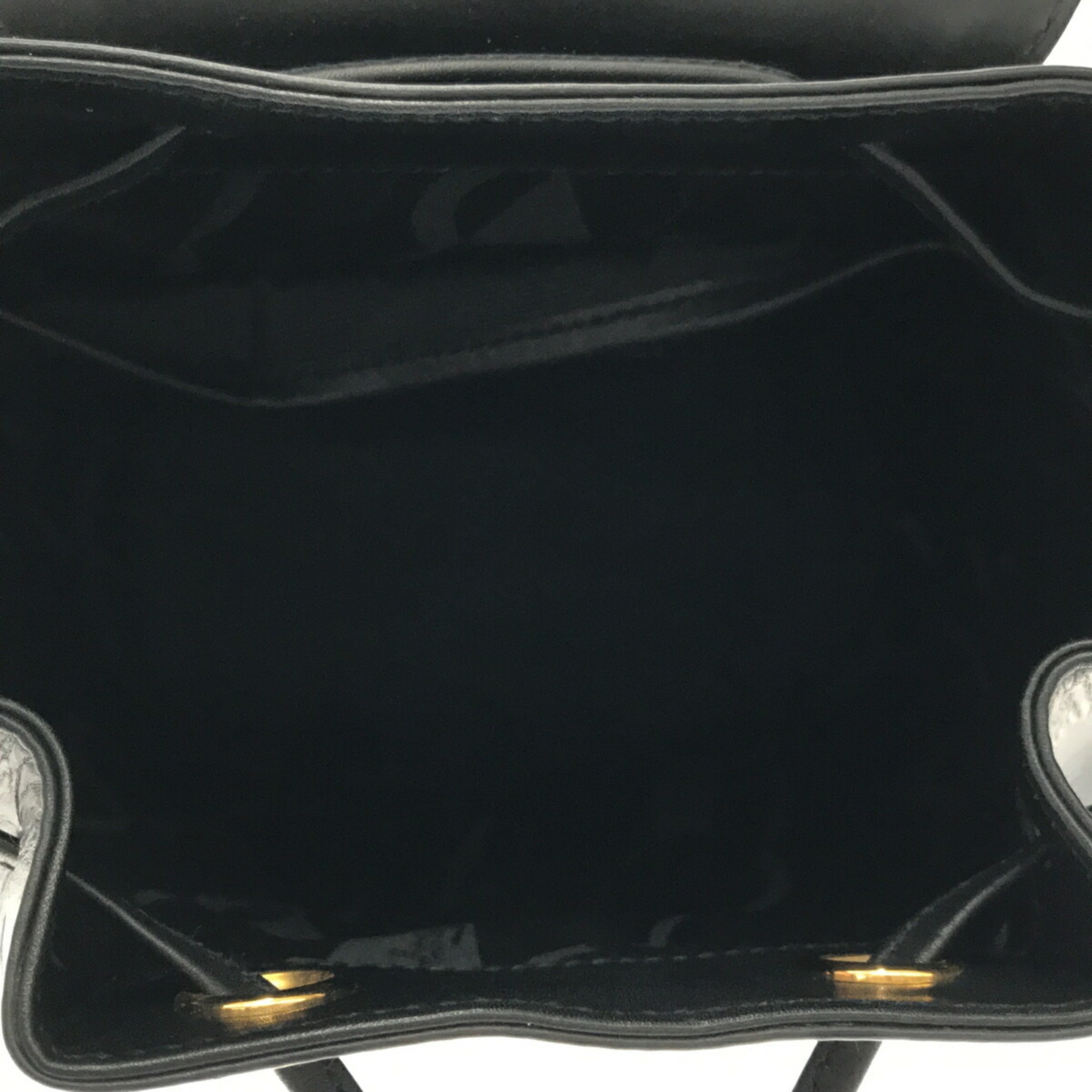 Salvatore Ferragamo Backpack BL-21 6147 Gancini Leather Black Ladies ITATFTHGYDDC RM4863D