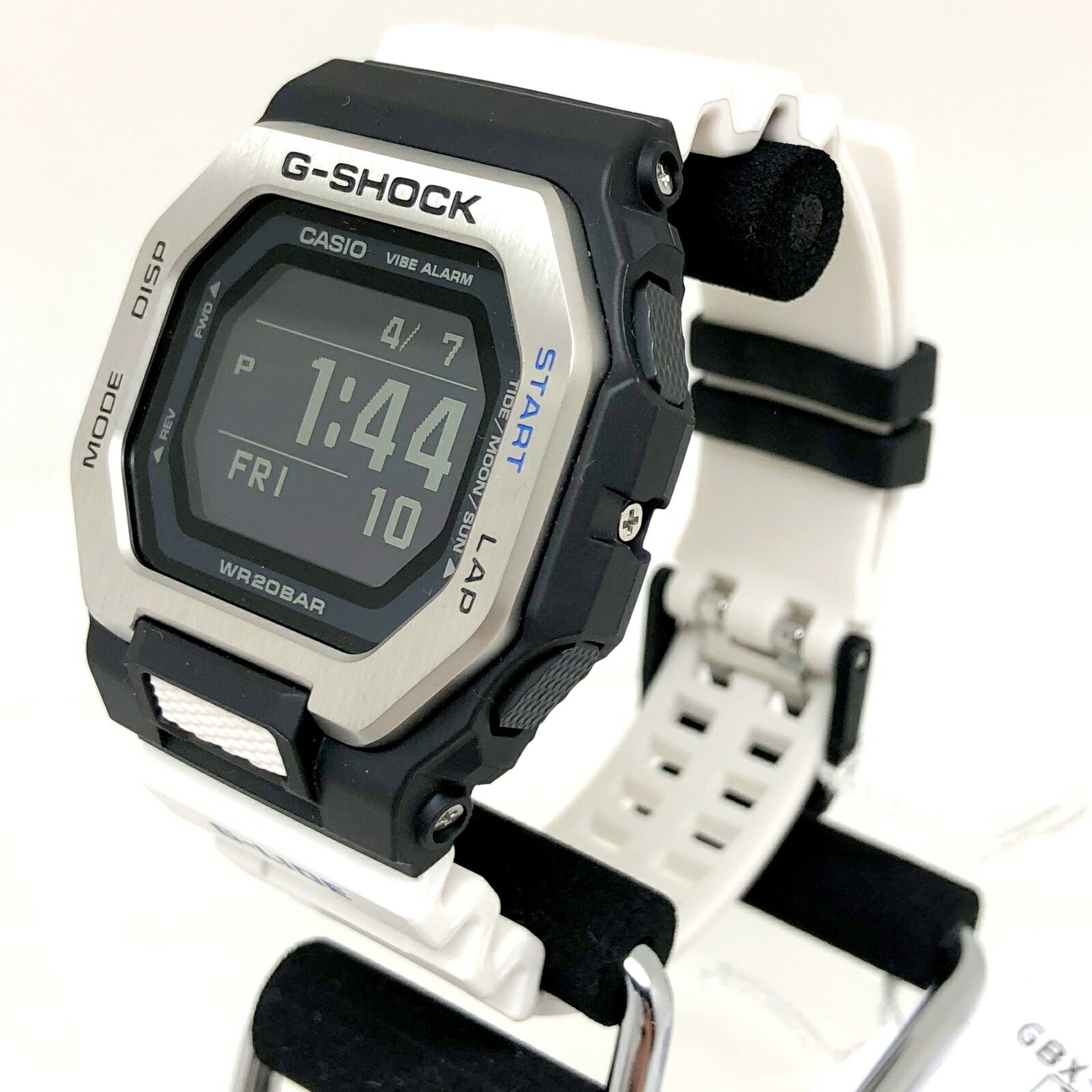 CASIO Casio G-SHOCK Watch GBX-100-7 G-LIDE G-Ride Digital Smartphone Linked Model White Black ITXWMH71M9S0