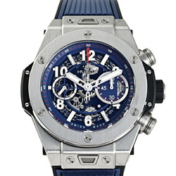 HUBLOT Big Bang Unico Titanium Blue 411.NX.5179.RX Dial Watch Men's