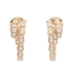 Bvlgari Serpenti (Viper) K18PG pink gold earrings