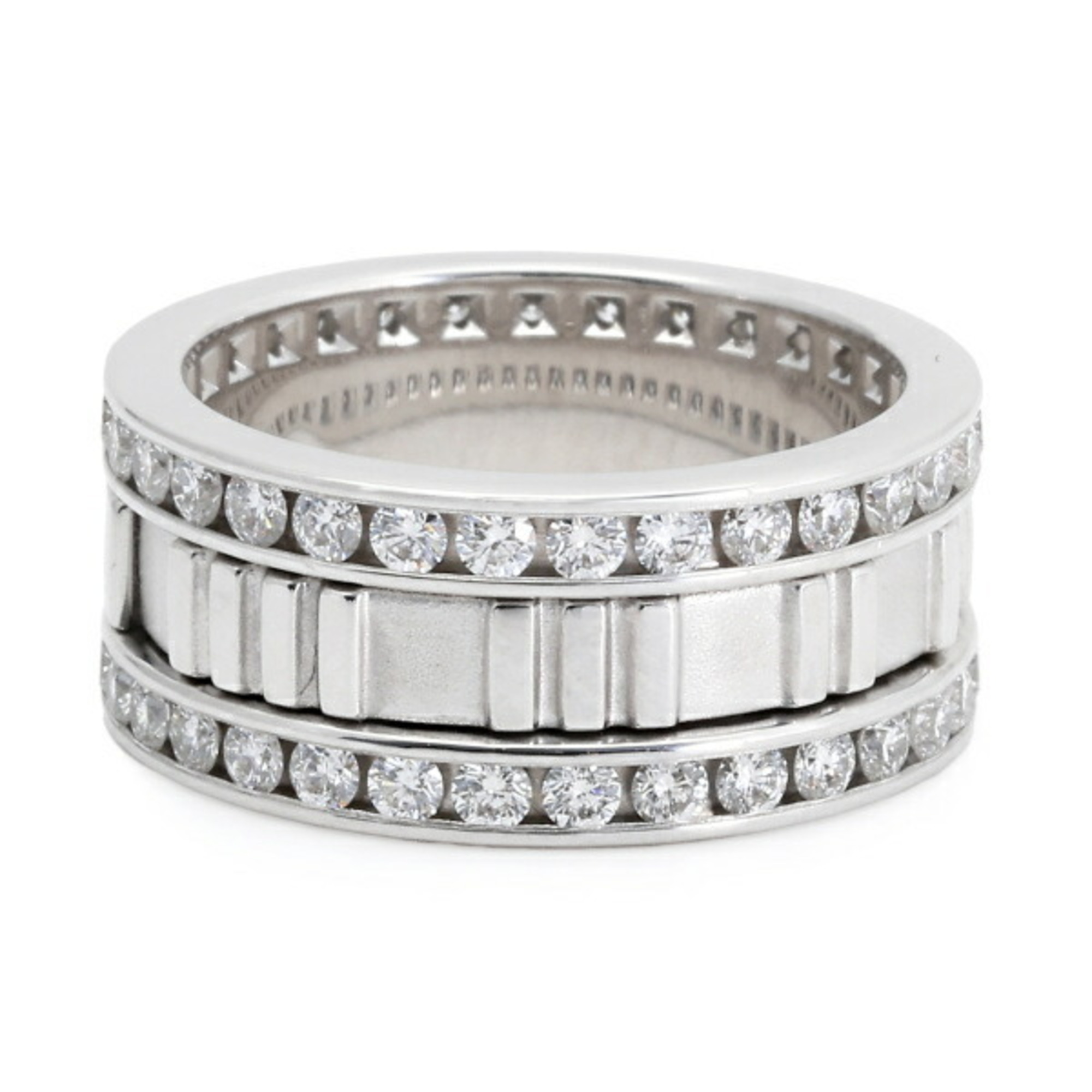 Tiffany Atlas K18WG white gold ring
