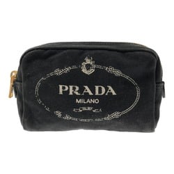 PRADA Prada Pouch Canvas Black Cosmetic Case Multi Ladies Men's IT7ANIPWUSTU RM5193D