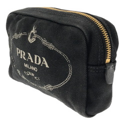 PRADA Prada Pouch Canvas Black Cosmetic Case Multi Ladies Men's IT7ANIPWUSTU RM5193D