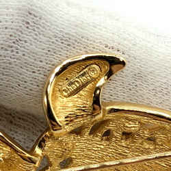 Christian Dior Brooch Turtle Motif Rhinestone Gold Women's IT39E88BDVYJ RM5101D
