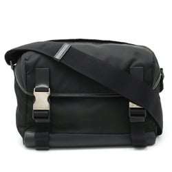 PRADA Prada shoulder bag nylon leather NERO black VA1063