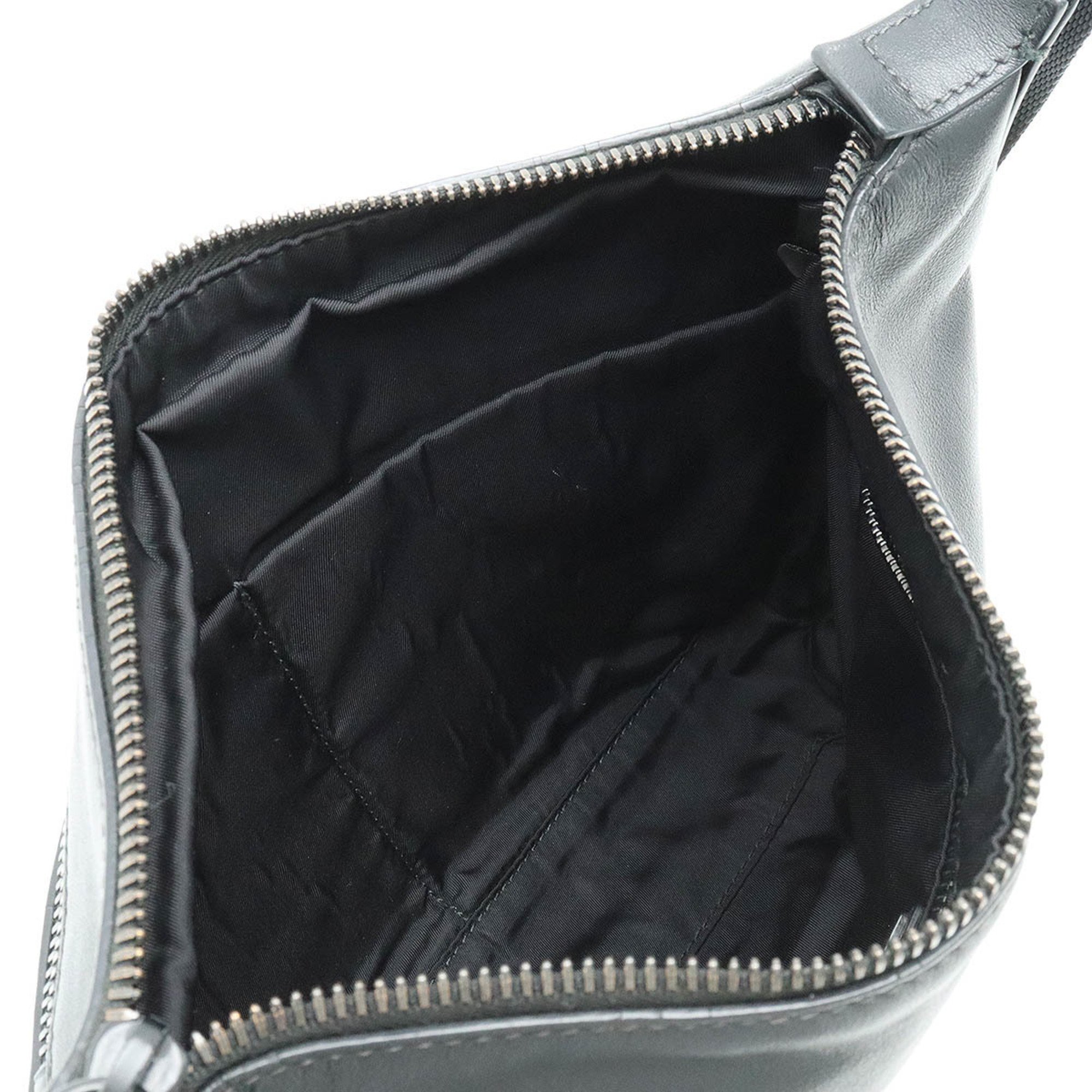 PRADA Prada shoulder bag leather NERO black 2VH078
