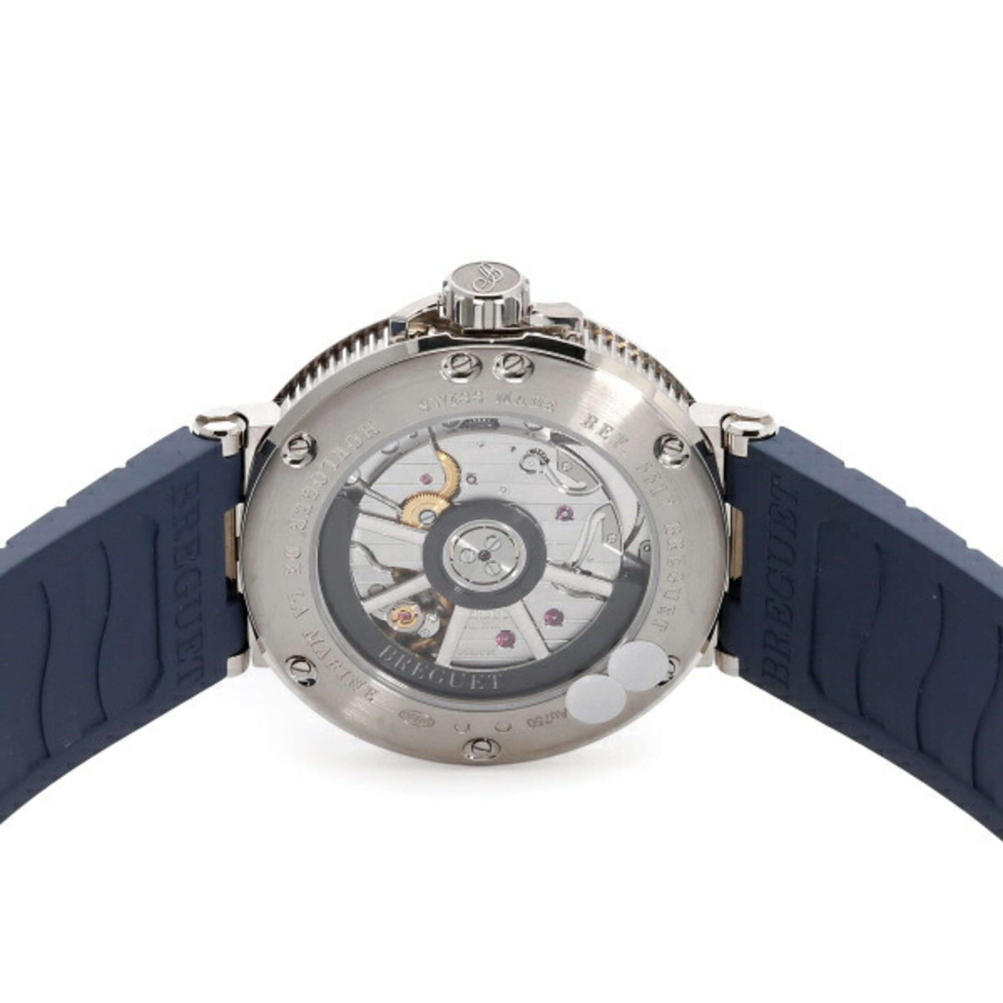 Breguet Marine 5517BB Y2 9ZU Blue Dial Watch Men's