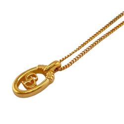 Christian Dior Dior CD Circle Necklace Gold Women's Z0005274