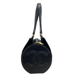 CHANEL Chocolate Bar Handbag Black Women's Z0005116