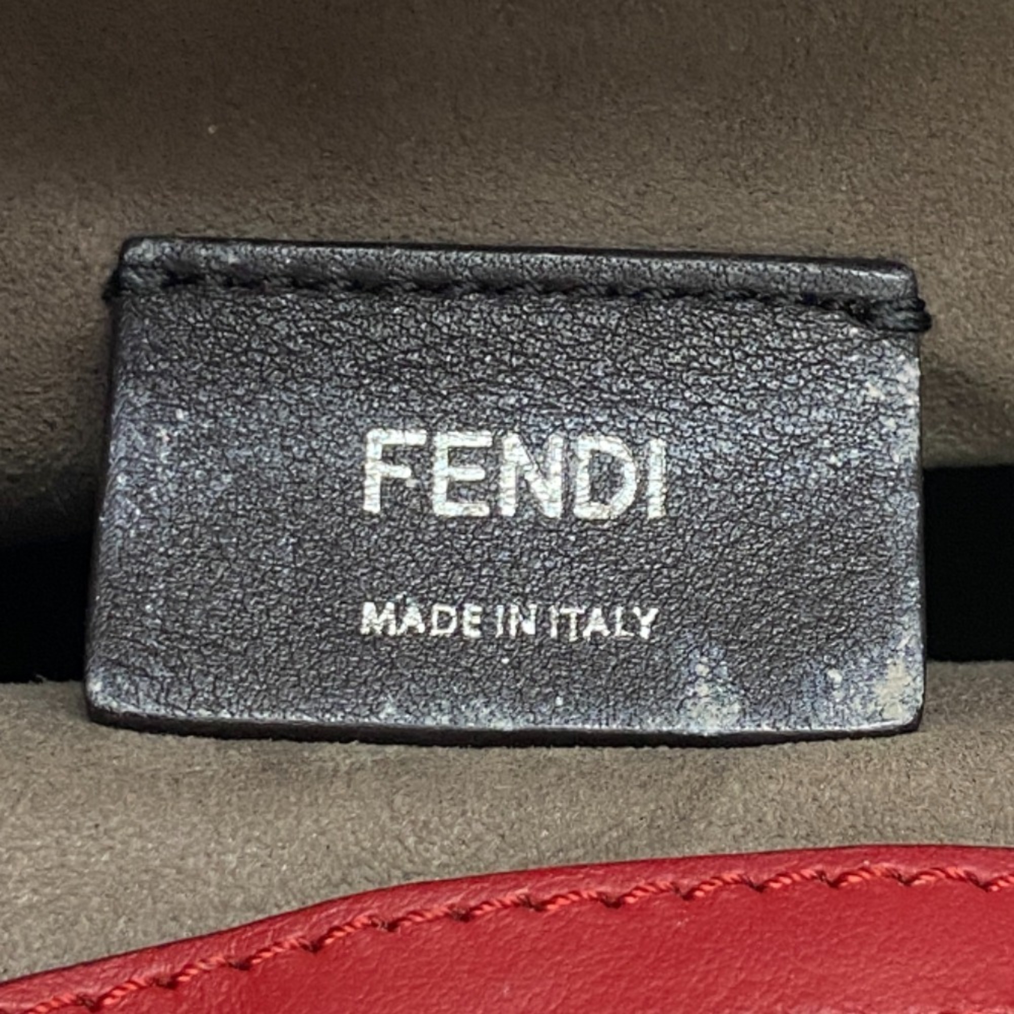 FENDI Runaway Shoulder Bag Handbag Red Women's Z0005074