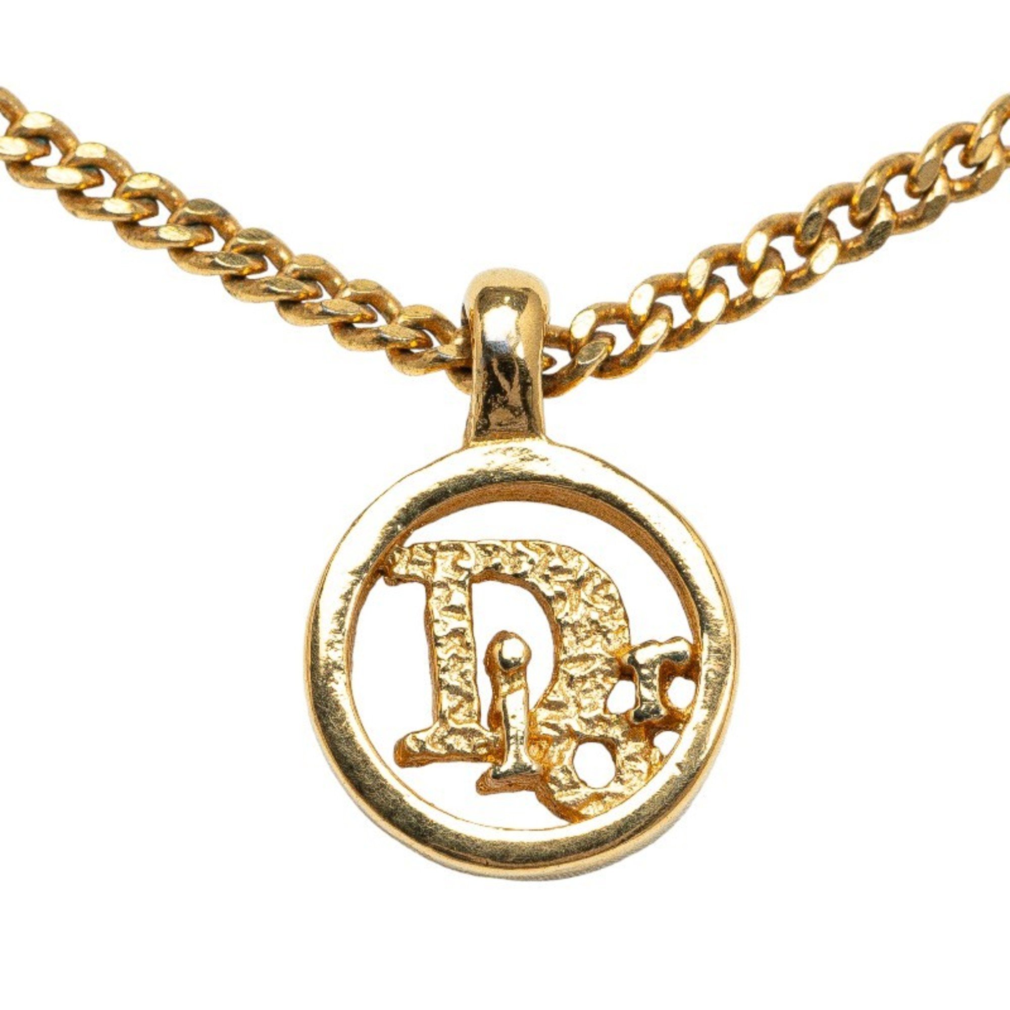 Christian Dior Dior necklace gold plated ladies